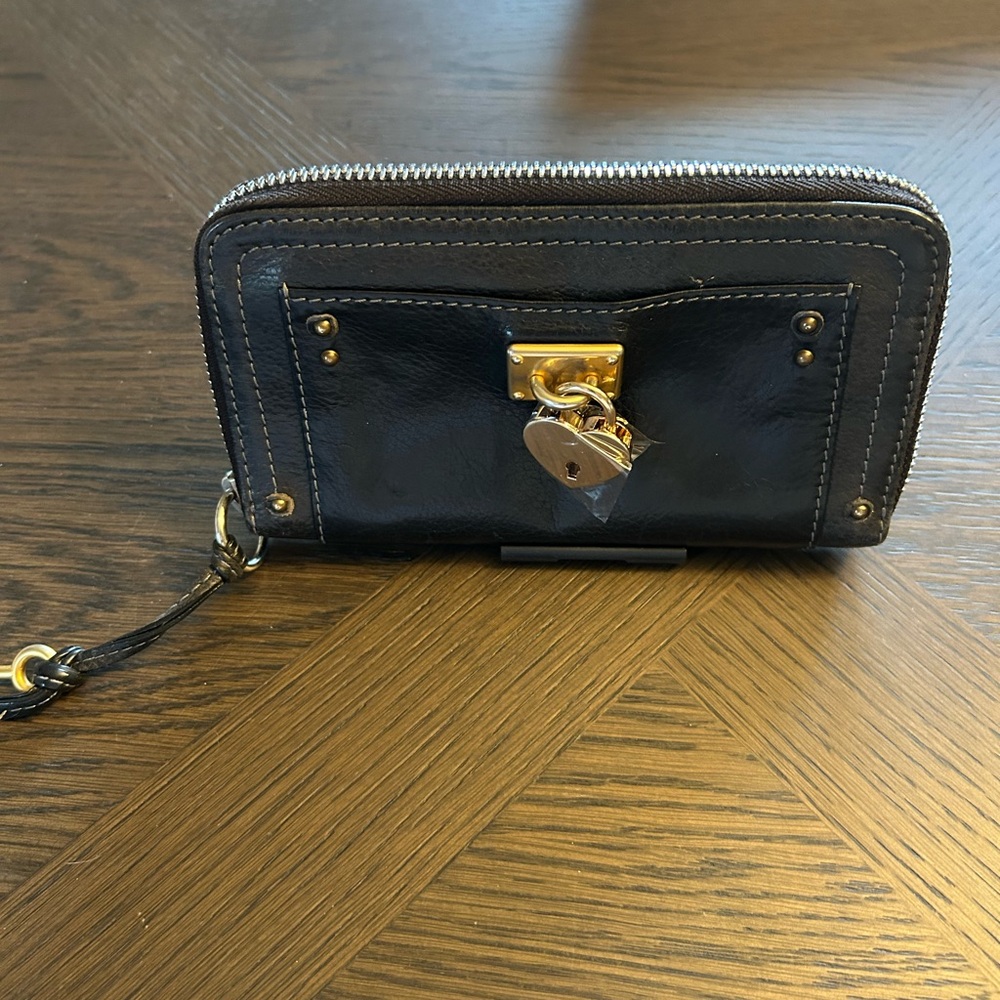 Chloe Paddington Long Black Wallet Vintage